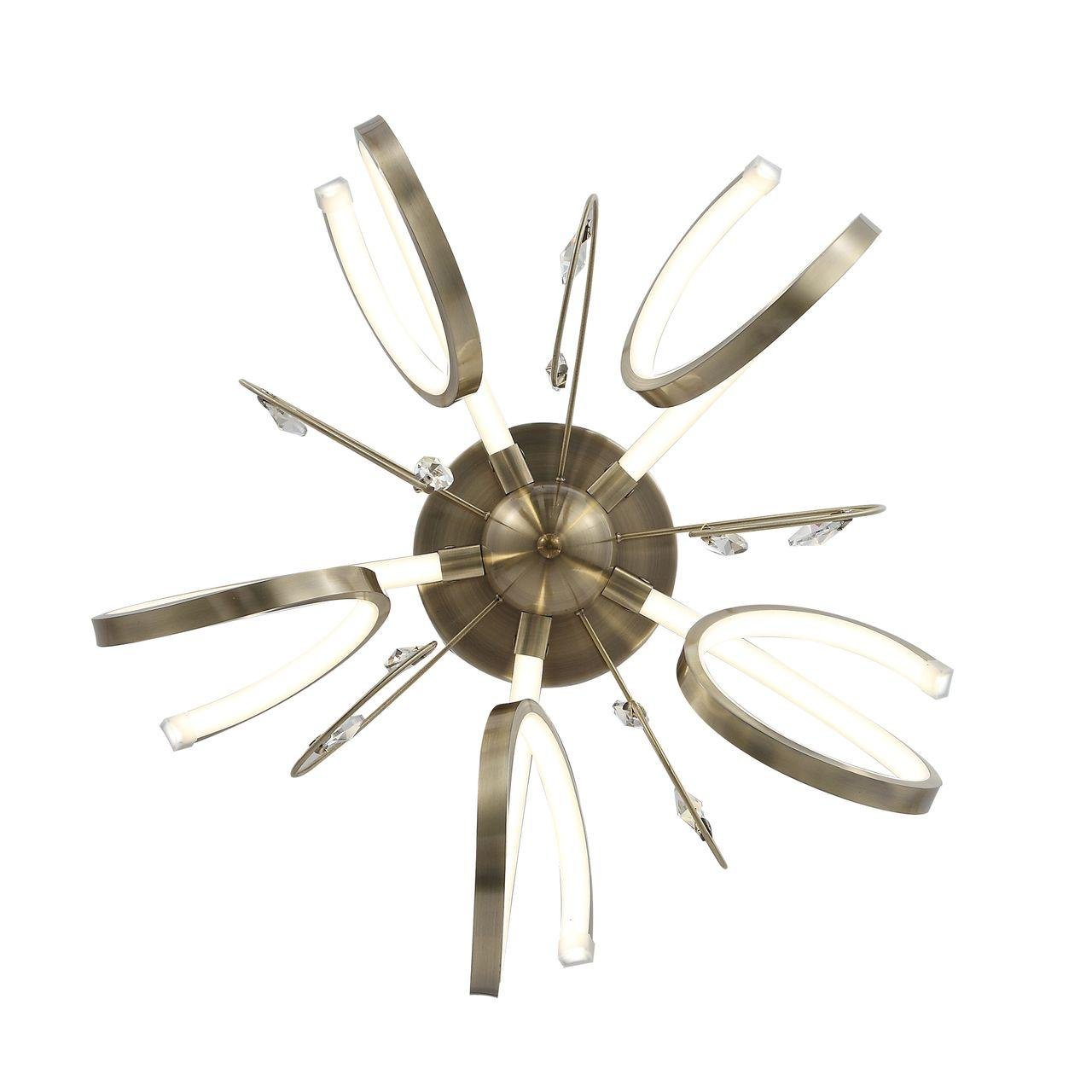 Потолочная светодиодная люстра ST Luce Mieleno SL399.302.05 ST LUCE MIELENO 279275 Бронза  - Вид №2