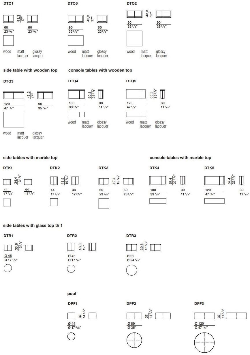 Molteni & C. Пуф / журнальный столик Domino sun-id-1422829 - Вид №6