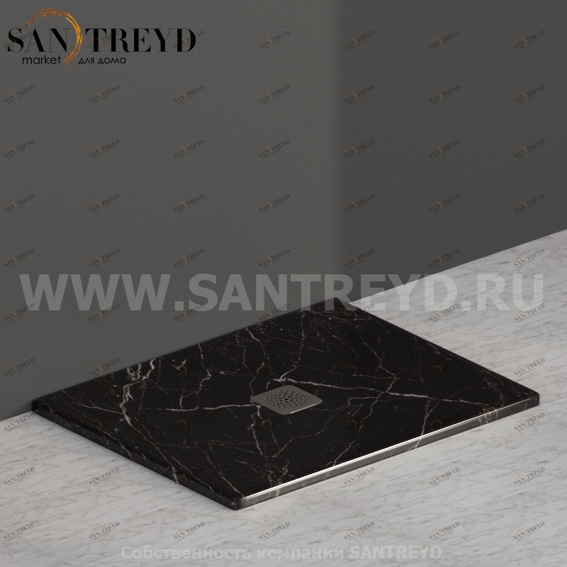 DT072PN Душевой поддон 90x72 керамический Globo Ceramica Globo DOCCIATRE