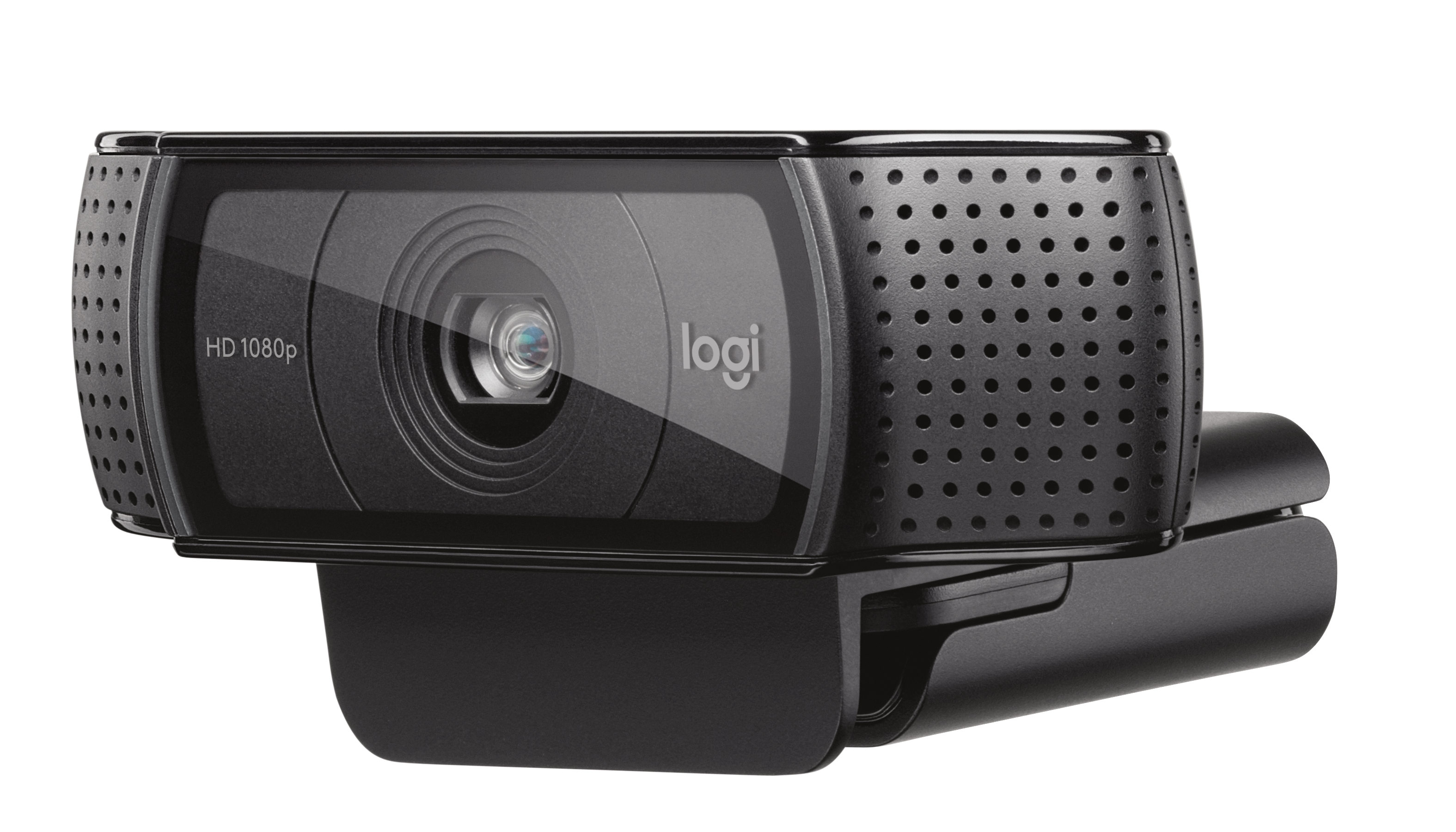960-001055 full hd 1080p pro webcam c920, usb 2.0, 1920*1080, 15mpix foto, автофокус, mic, black Logitech Santreyd  - Вид №3