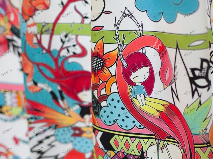 Equipo DRT Разноцветная хлопковая ткань sun-id-1356717