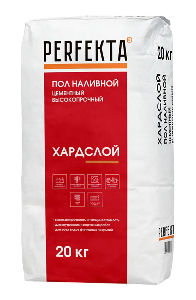 82638762 Наливной пол высокопрочный Perfekta Хардслой 20 кг STLM-0032578