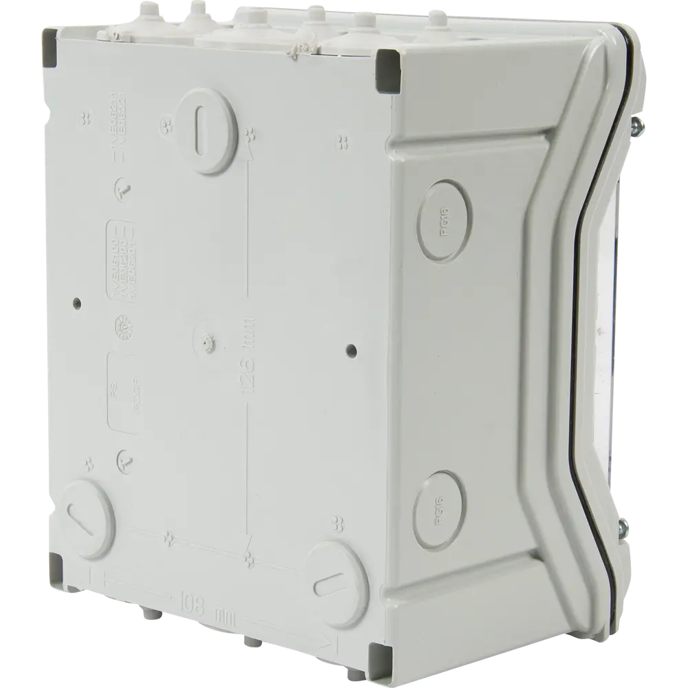 Щит распределительный навесной Hager Vector VS106TD 6 модулей IP65 пластик STLM-2062200 - Вид №1