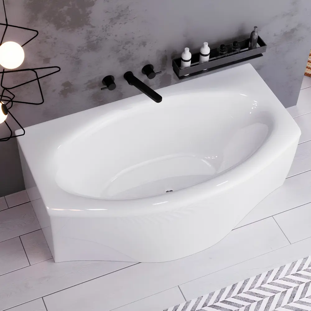 92710294 Асимметричная ванна Marka One nega 170x95 STLM-0537431
