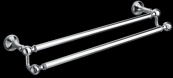 RE217 Держатель для полотенец, двойной, 60 см bagno&associati REGENCY