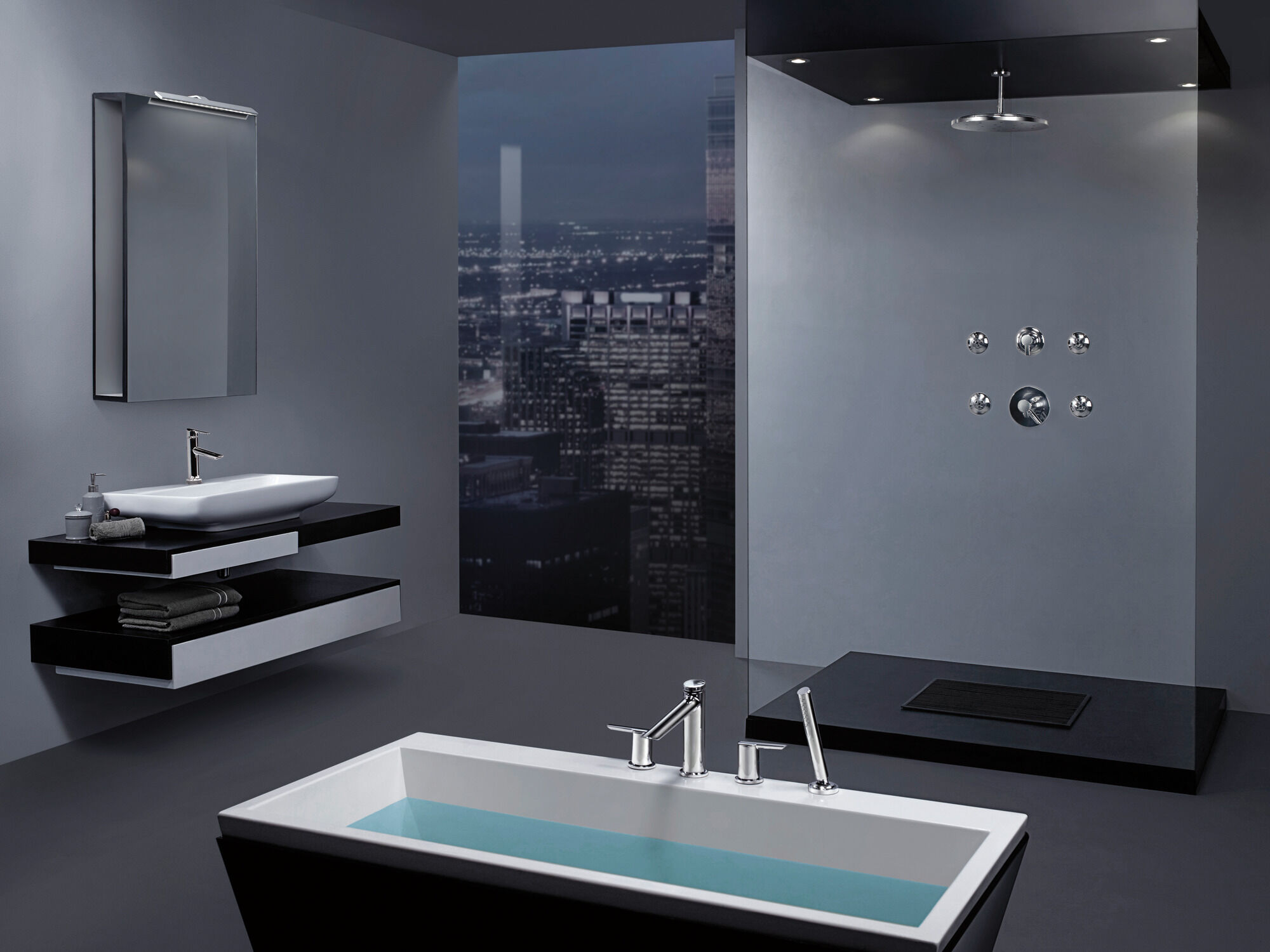 T17T061 Трим только для клапана серии TempAssure® 17T Delta Faucet Compel Хром  - Вид №5