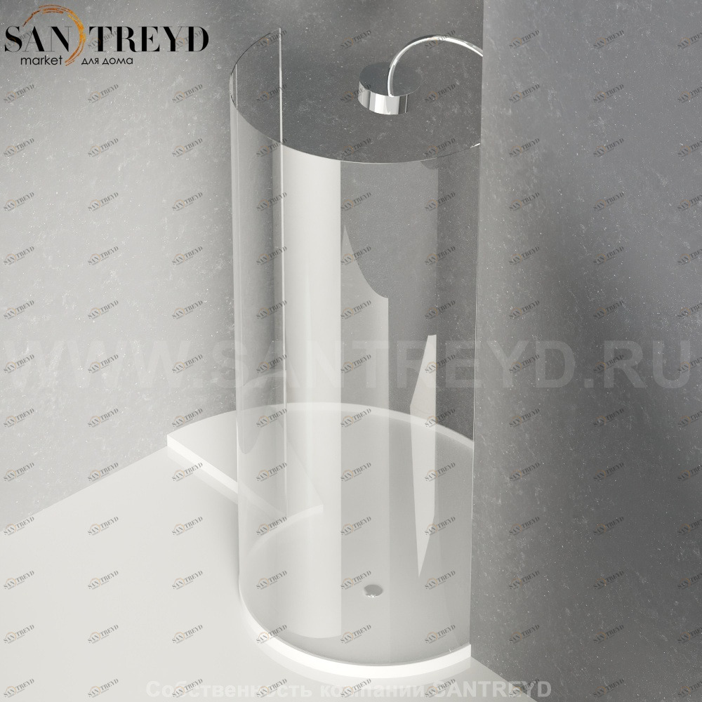 Душевая кабина CHIOCCIOLA встроенная Agape ADOC0203