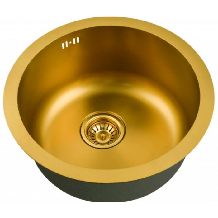 Zorg SZR-500-BRONZE Мойка кухонная круглая Zorg  - Вид №1