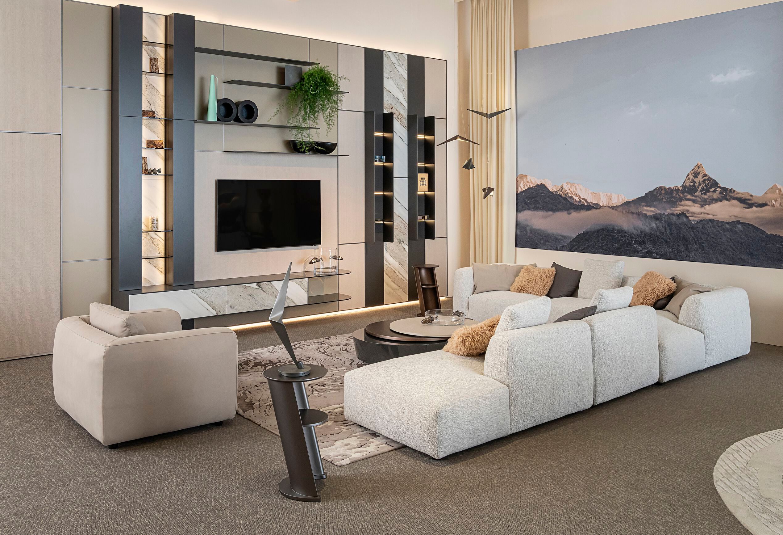 Модульный угловой диван из ткани Bizzotto Italia Aequilibrium ARCH-00055570 - Вид №2