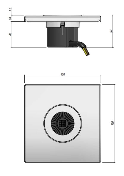 Корпус Bluetooth для оборудованного канала Barazza 1CCAN ARCH-00147249 - Вид №4