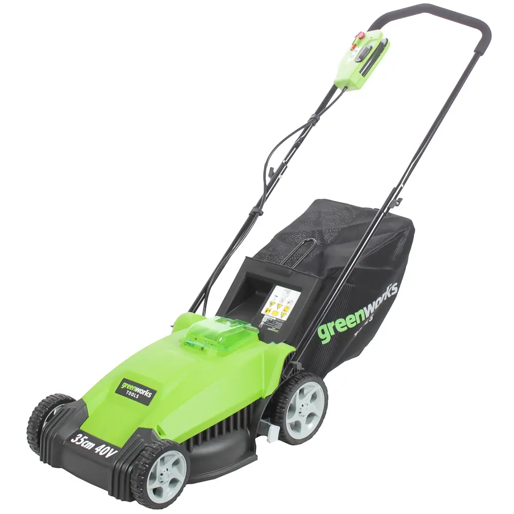 Газонокосилка аккумуляторная GreenWorks G40LM35 40 В 40 см АКБ и ЗУ не входит в комплект 18802589 STLM-2009374 