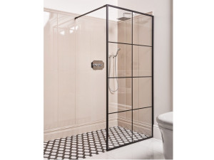 Стеклянный угловой душ
