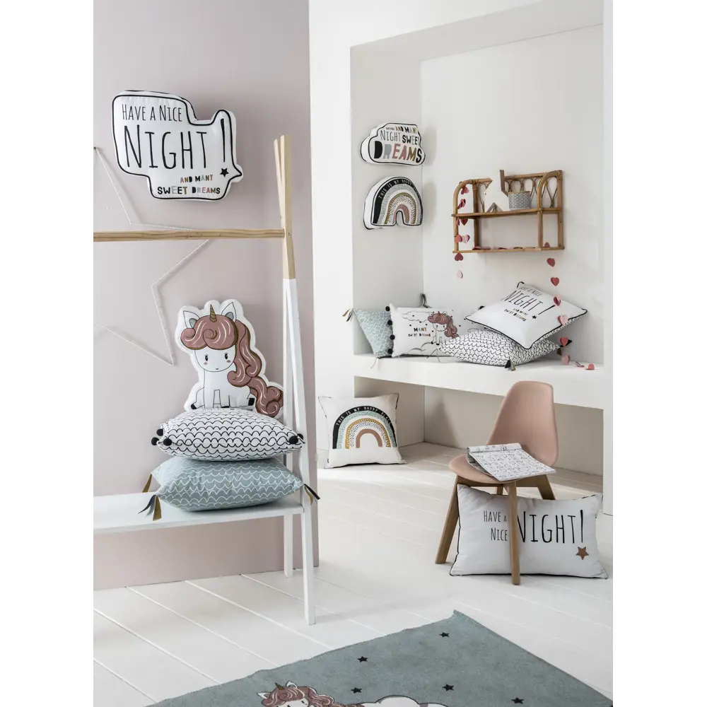 Подушка «Дино-Яркость» фигурная 40x40 см цвет белый 83395424 STLM-2047889 Santreyd  - Вид №3