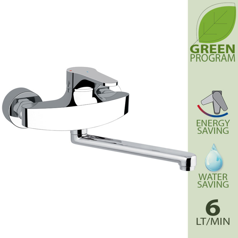 OME609TLT6 Смеситель для мойки DANIEL RUBINETTERIE Omega - Вид №3