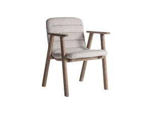 Тканевый стул с подлокотниками