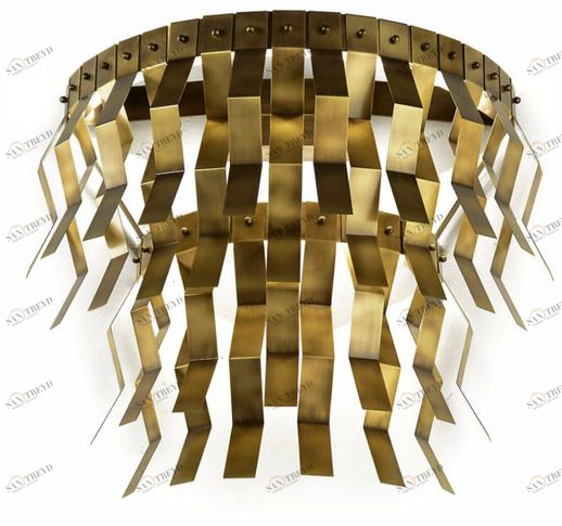 MARIONI Настенный светодиодный светильник из латуни Veronica 02818