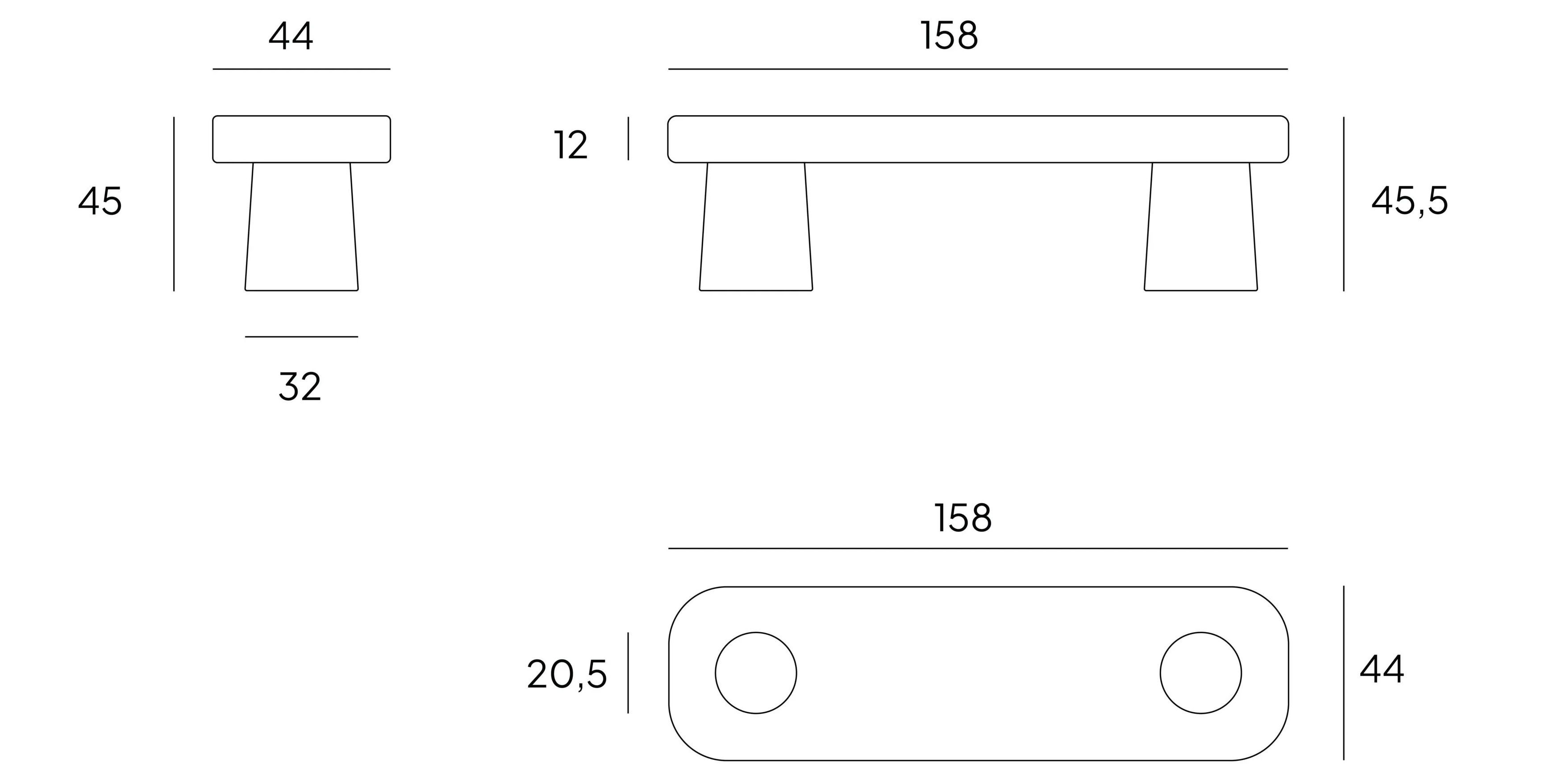 Травертиновая садовая скамейка In Stock VELTHA® ARCH-00071293 - Вид №5