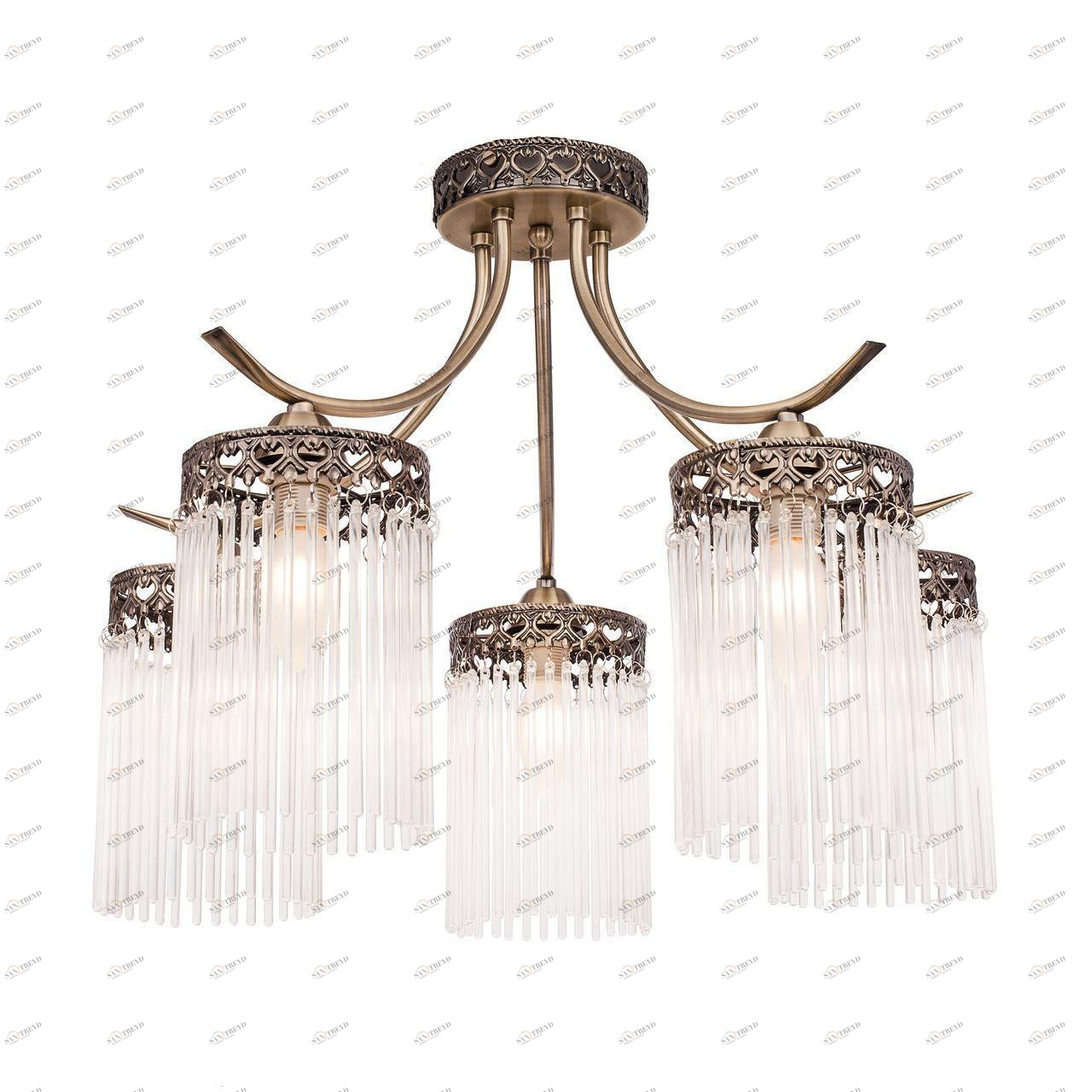 Потолочная люстра Silver Light Venezia 715.53.5 SILVER LIGHT VENEZIA BRONZE 183434 Белый 