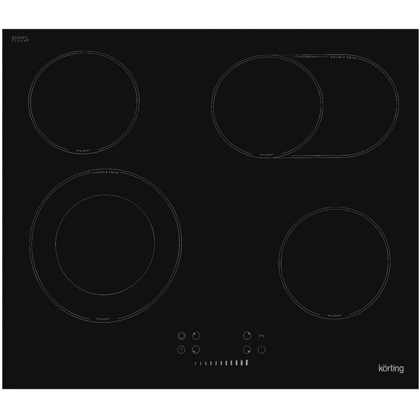 8157293 Электрическая варочная поверхность Korting HK 62550 B STDN-0109604