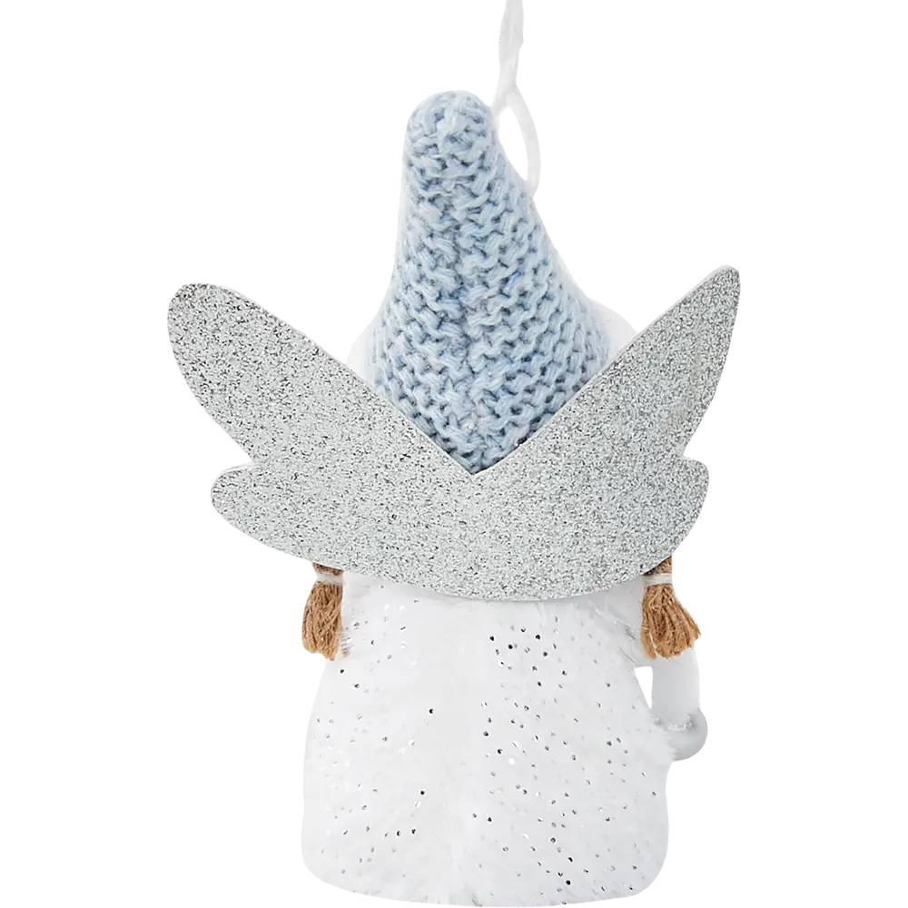 87036529 Елочная игрушка Ангел 12x8 цвет синий STLM-1382297 Santreyd  - Вид №2