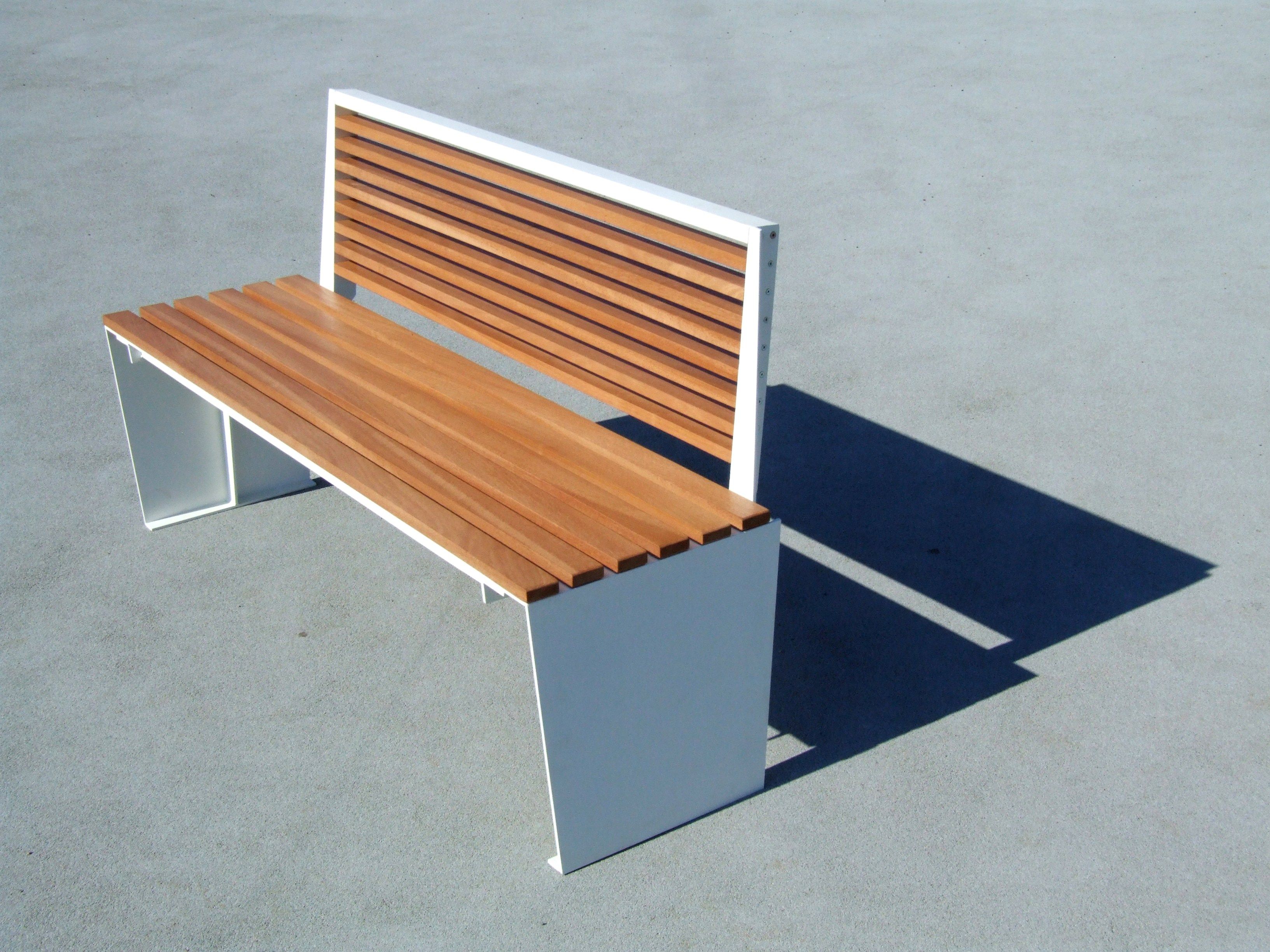 Деревянная и стальная скамья LAB23 Мэрилин ARCH-00104415