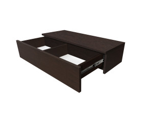 90799550 Консоль с ящиком Бриз 80x19x30 см цвет венге STLM-0387317 НЕВА