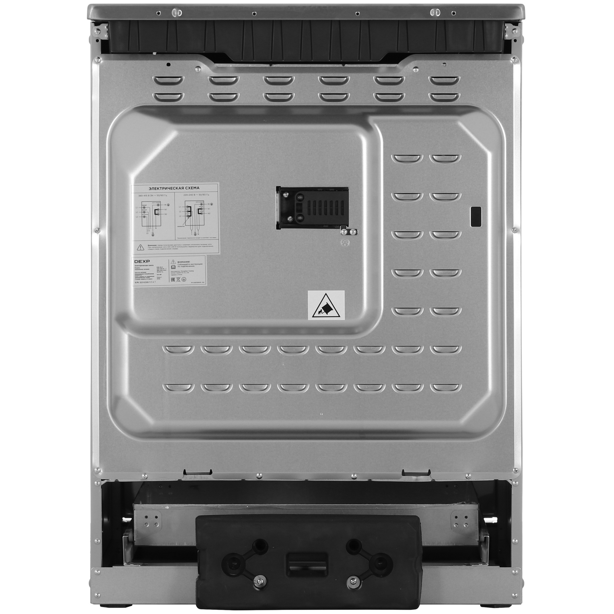 9110408 Электрическая плита DEXP E36-1SLV серебристый STDN-0108814 - Вид №10