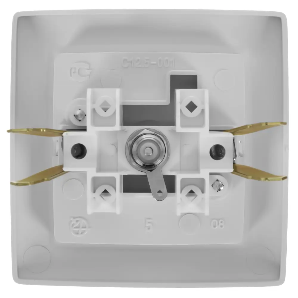 ТВ-Розетка встраиваемая Reone САТ-Г С-1877, цвет белый STLM-2100271 - Вид №2