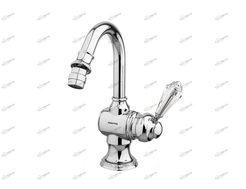 058223.F00.00 Биде-монолевер с кристаллами сваровски Золото 24К Mestre Adriatica