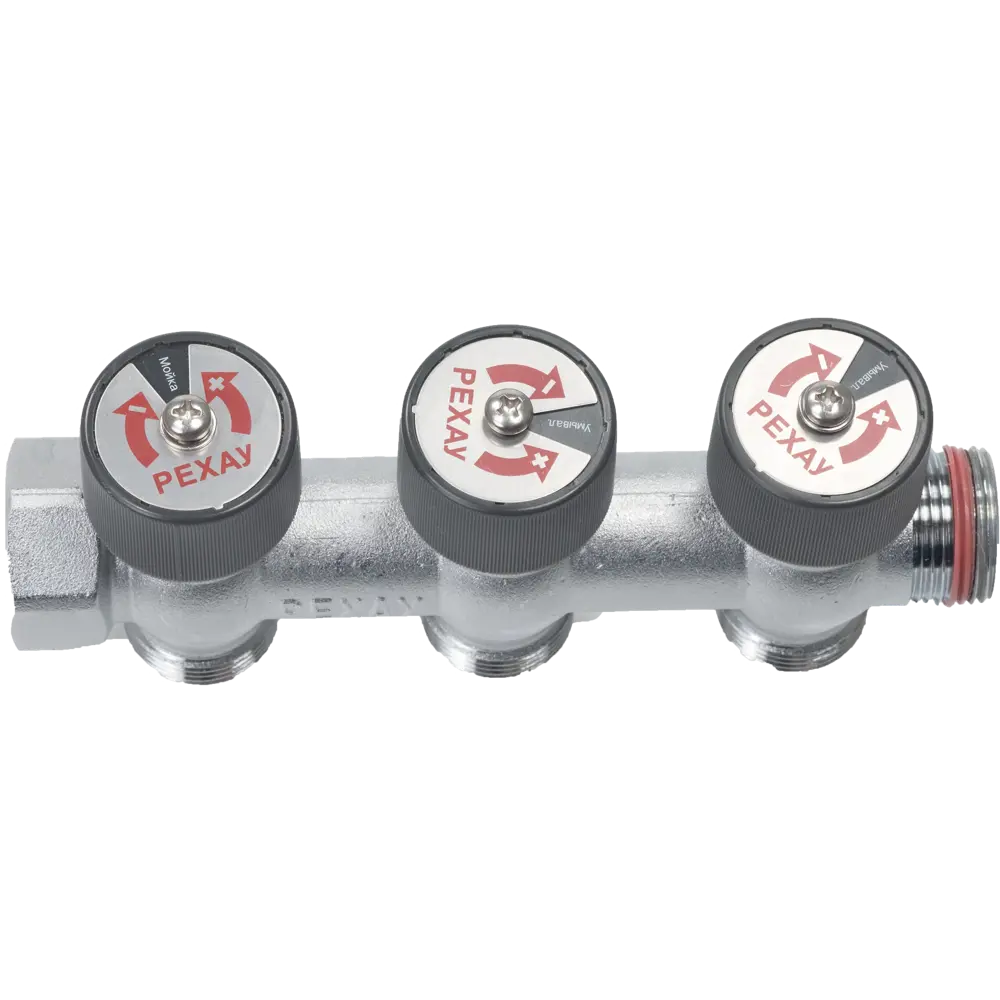 Коллектор распределительный REHAU для водоснабжения 3 выхода 3/4" 89384163 РЕХАУ STLM-1570845