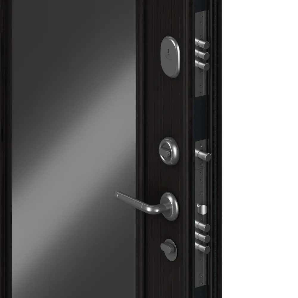 Дверь входная металлическая Премиум New 88x205 см правая венге с зеркалом DOORHAN STLM-2183807 - Вид №4