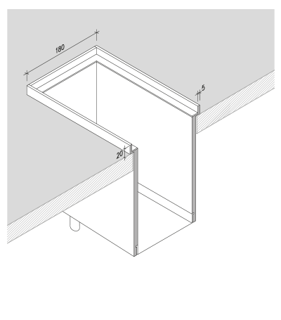 DOMUSOMNIA Встраиваемый кухонный канал EasyRack Kitchen STEP 2250, Цвет Черный KFS2250BX - Вид №1