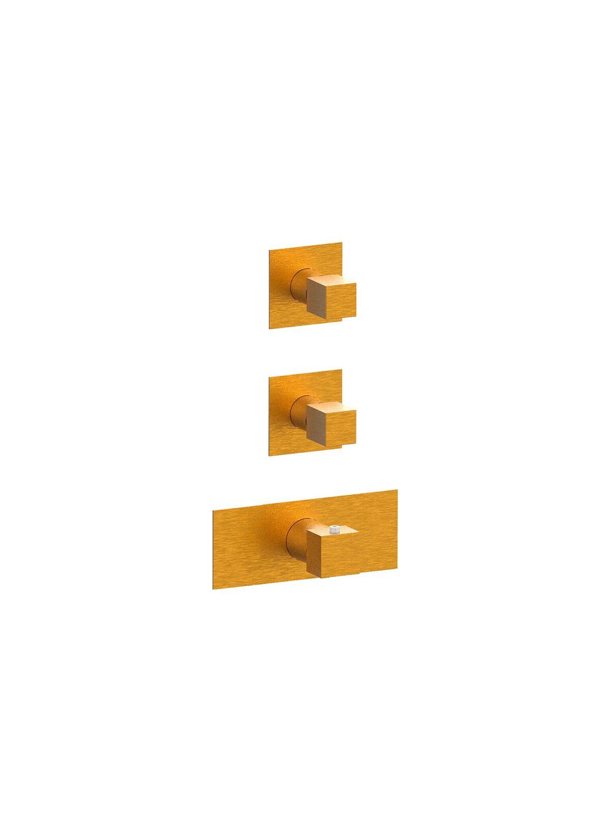 Термостатический встраиваемый смеситель для душа с 3 отверстиями Rubinetterie Frattini отдельная эстетика ARCH-00053901 - Вид №7