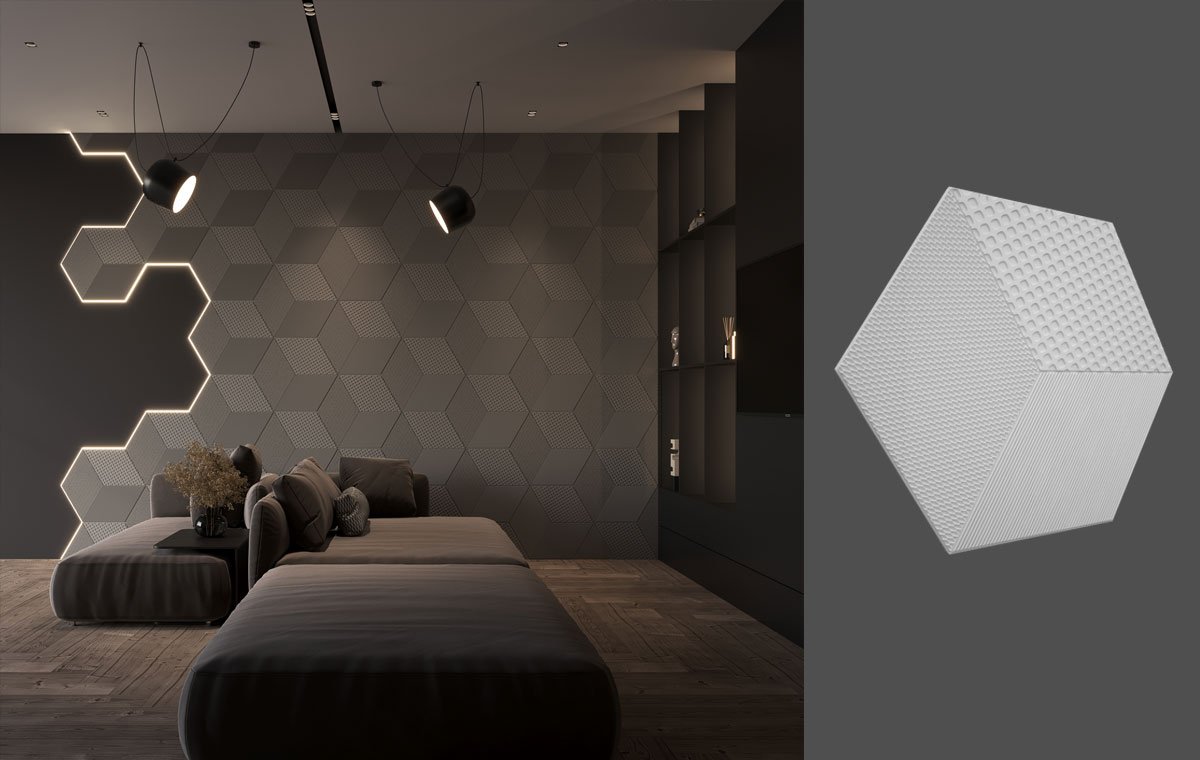 M-52 3D Панели LAB.Space M-52-1