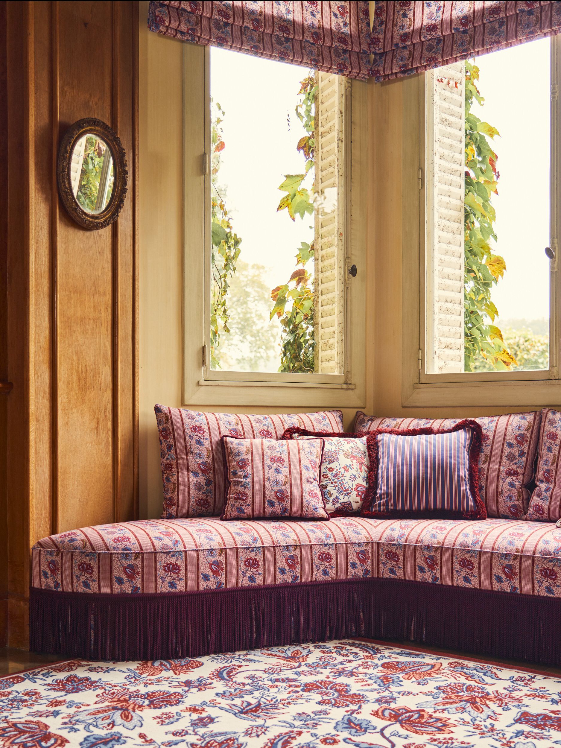 Хлопчатобумажная ткань с цветочным рисунком LELIEVRE Quenin-Belle Époque ARCH-00124598 - Вид №16