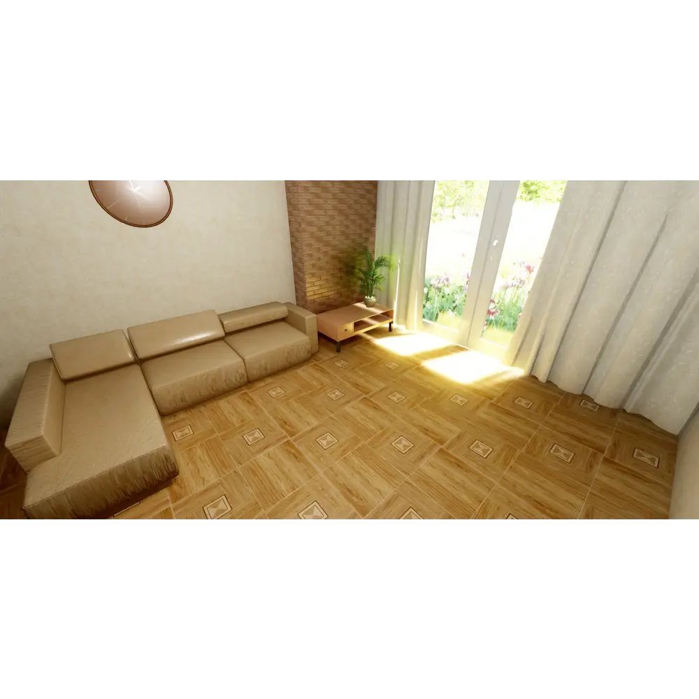 Керамогранит Twister 45х45 см 1.42 м2 цвет коричневый LB CERAMICS Твистер STLM-2174851 - Вид №4