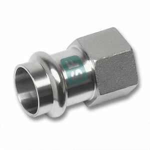 619270G1812 SANHA 19270G пресс.-фит. без силикона муфта перех., нерж.сталь 18x1/2 мм