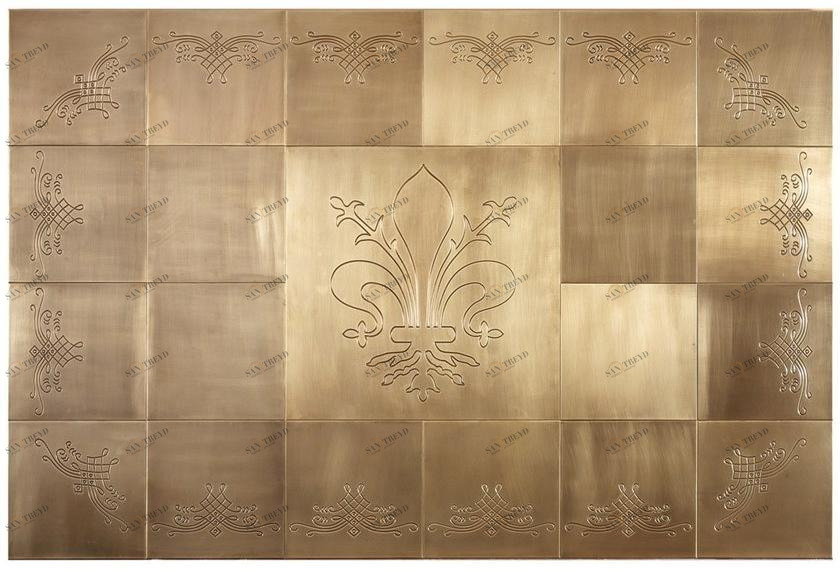 Officine Gullo Спинка для кухни из латуни sun-id-1349909