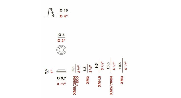 Panzeri XGR 1020 Invisibli встраиваемый потолочный 83691 - Вид №1