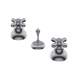 PR42022 Биде с тремя отверстиями без излива Ritmonio Ritrò