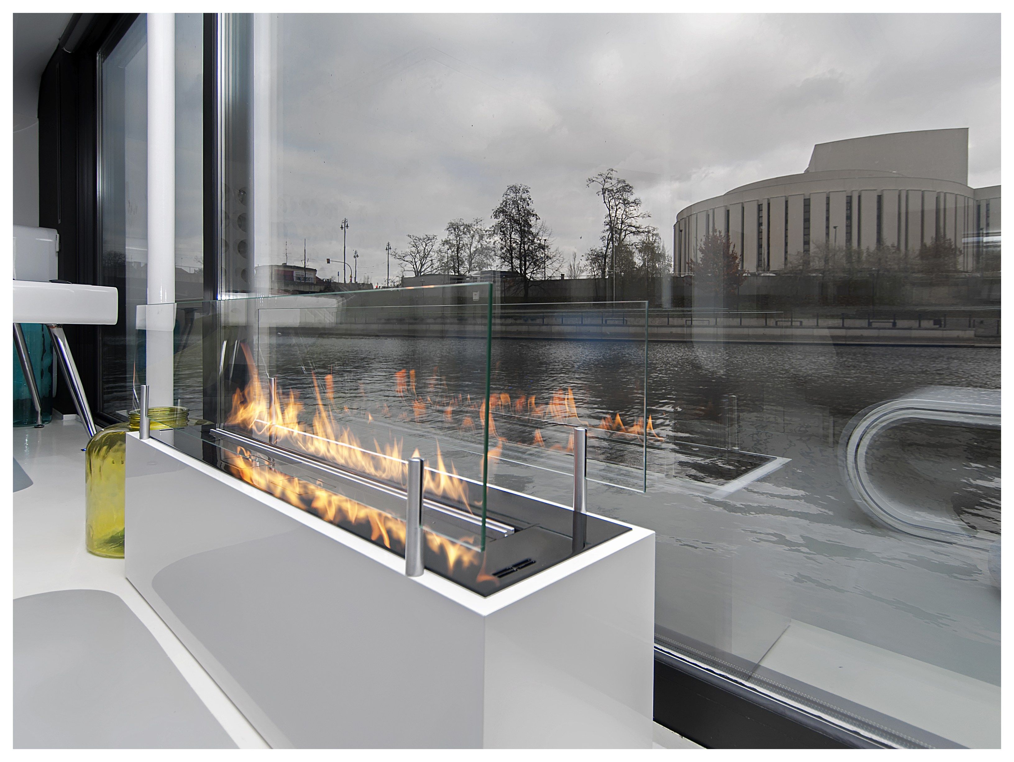 Встроенный камин, Управляемый Wi - Fi и дистанционным управлением Planika Architects line ARCH-00032988 - Вид №8