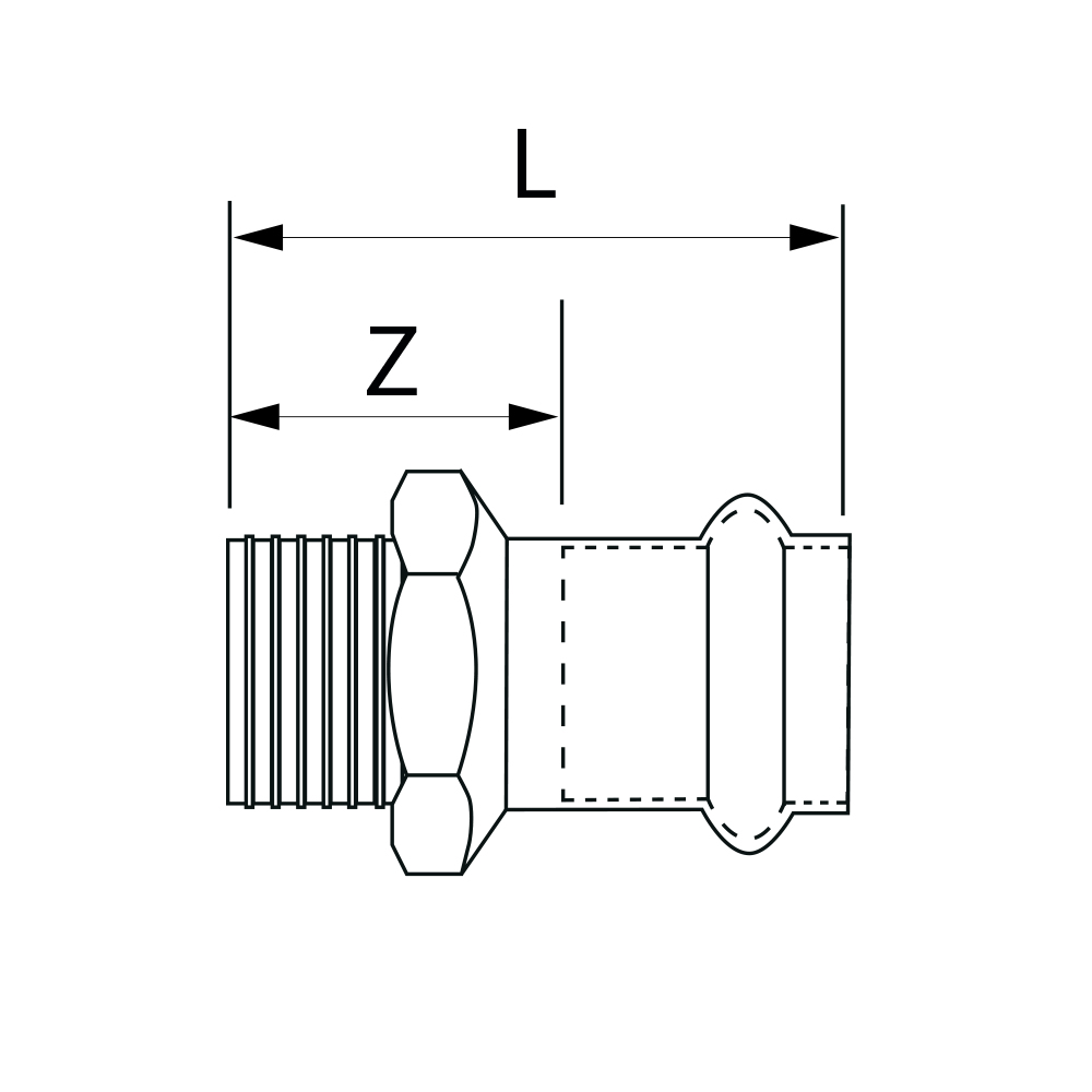 PS4243G0762000 Переходники Tece  - Вид №1