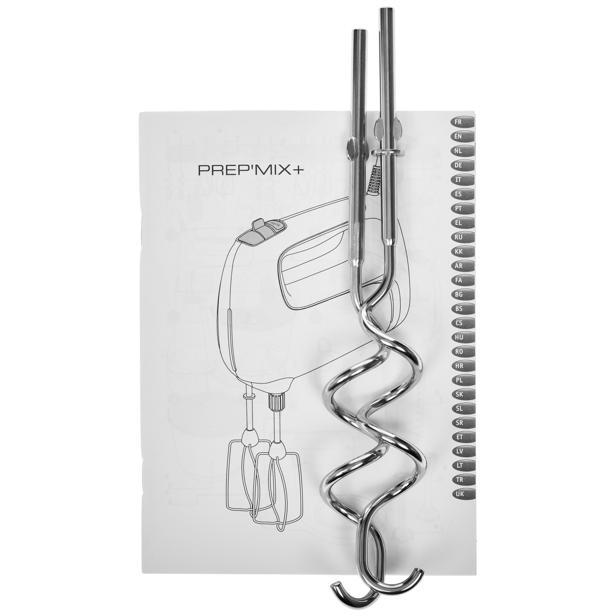4754905 Миксер Moulinex HM461110 Prepmix+ белый STDN-0090999 - Вид №8