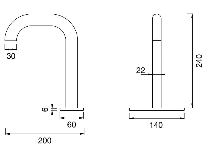 Дозирующий носик из нержавеющей стали для умывальника CEADESIGN SIXTY ARCH-00107305 - Вид №2