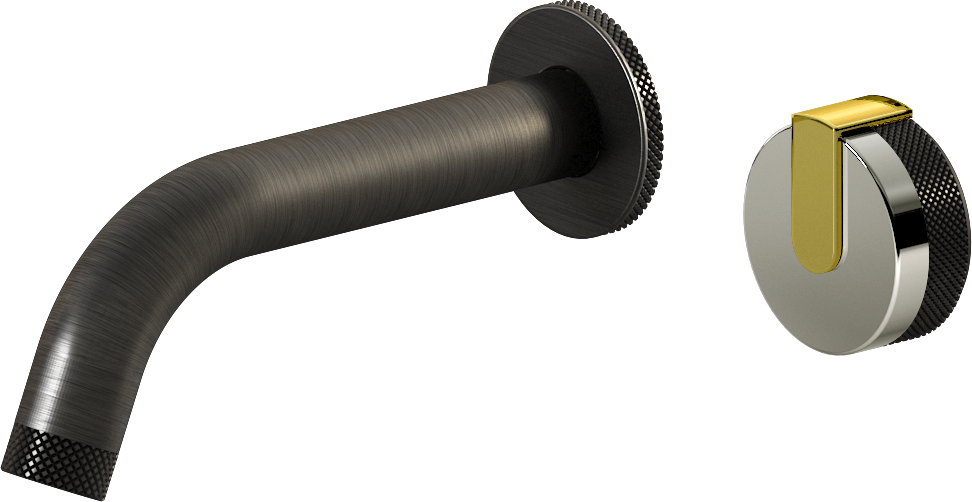 E-11535-R1PC-L1PB-BOX Настенный прогрессивный смеситель скрытого монтажа для раковины GRAFF MOD+