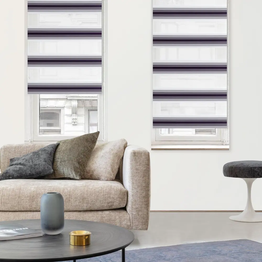 Штора рулонная день-ночь Palermo 60x160 см фиолетовая Santreyd Д/Н PALERMO STLM-2034982 - Вид №2