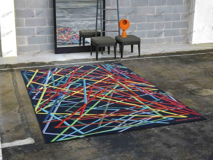 Прямоугольный коврик с геометрическими мотивами Capsule collection Santreyd sun-id-1515288