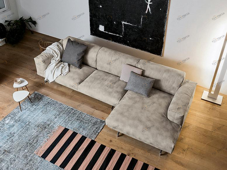 Dall'Agnese Диван из ткани с шезлонгом sun-id-1356171