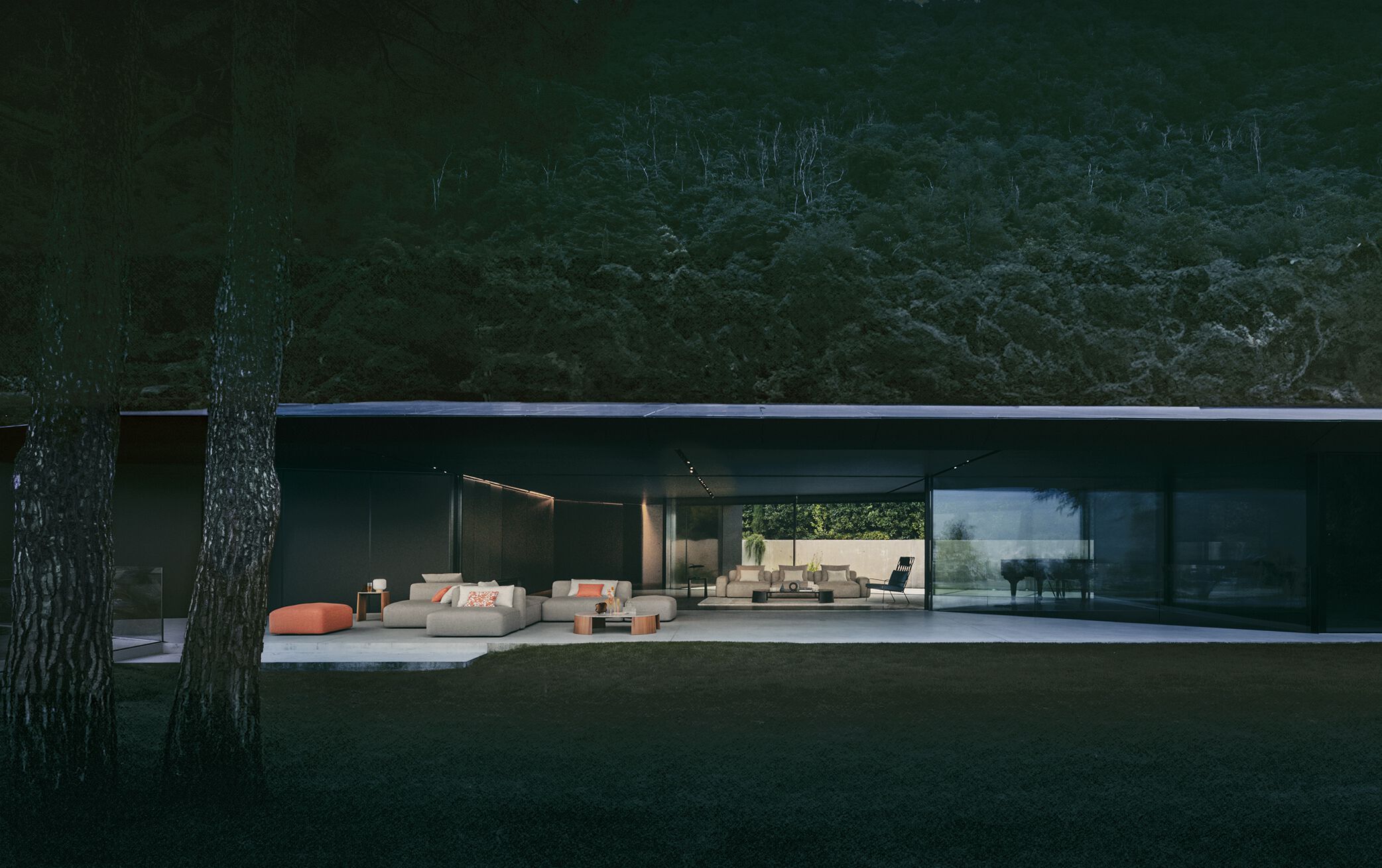 Модульный садовый диван Désirée divani Dorvan ARCH-00128294 - Вид №4