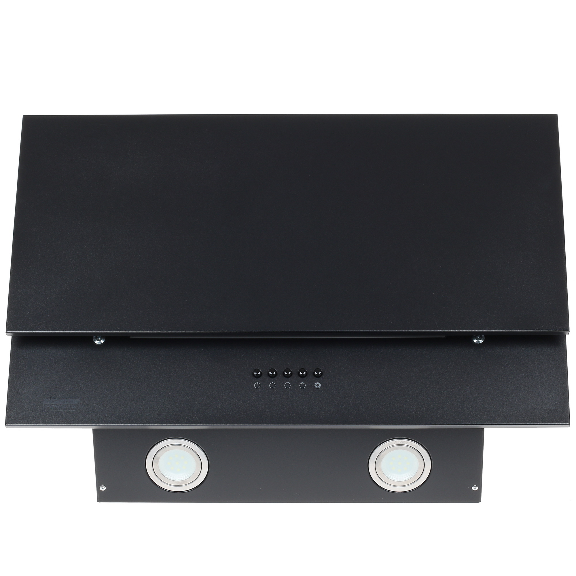 1222077 Вытяжка наклонная KRONA OLLY 600 PB черный/черный STDN-0135377 - Вид №2